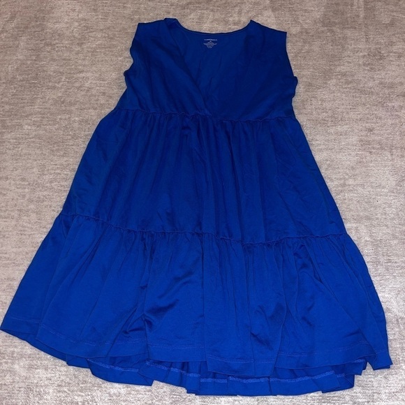 Summersalt blue tiered summer dress - Picture 2 of 7